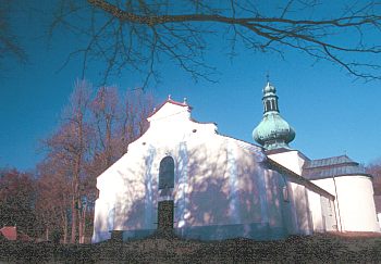 Poutní kostel na vrcholu Křemešníku