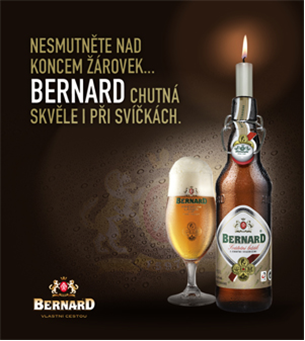 Sladovna BERNARD rekordně - reklama Sladovna BERNARD rekordně - reklama