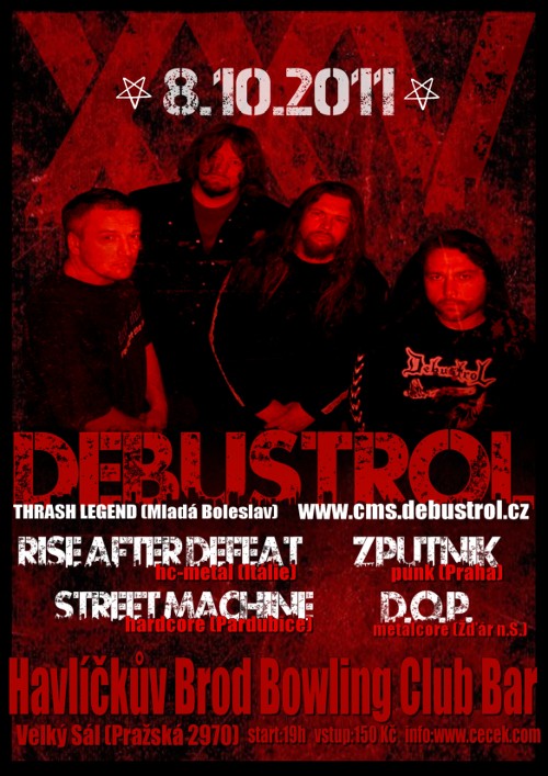 DEBUSTROL a spol. -  DEBUSTROL a spol. - letáček na koncert