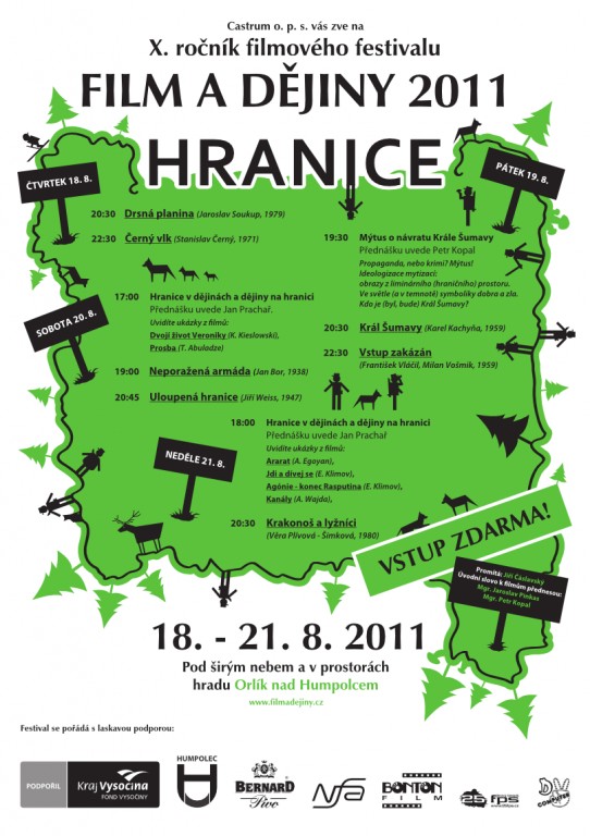Plakát na akci: Film a dějiny 2011: Hranice