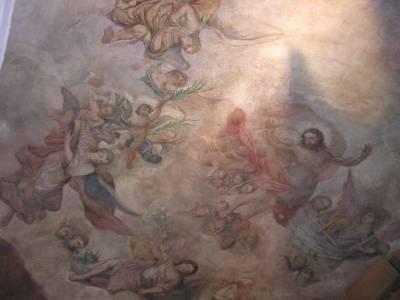 Detail stropu kostela sv. Mikuláše (foto město)