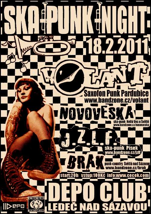 18.2. 2011 Ledeč nad Sázavou - Depo Club - Ska/Punk/Night....