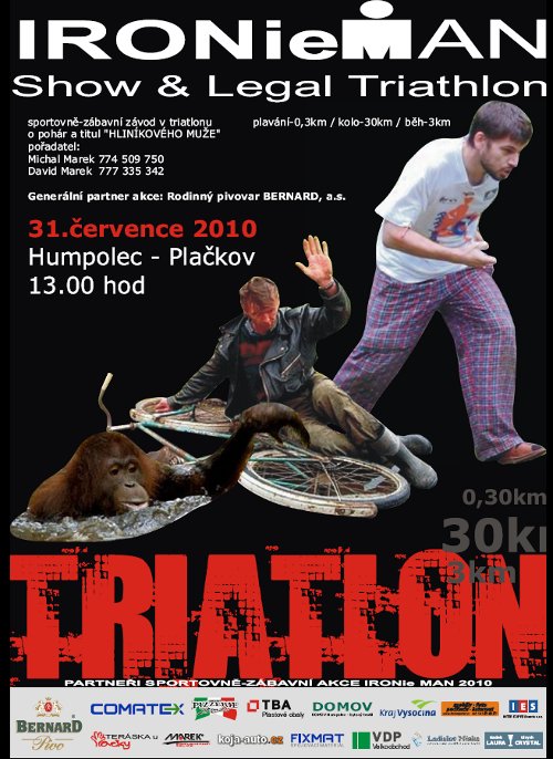Triatlon v Plačkově 2010 - plakát
