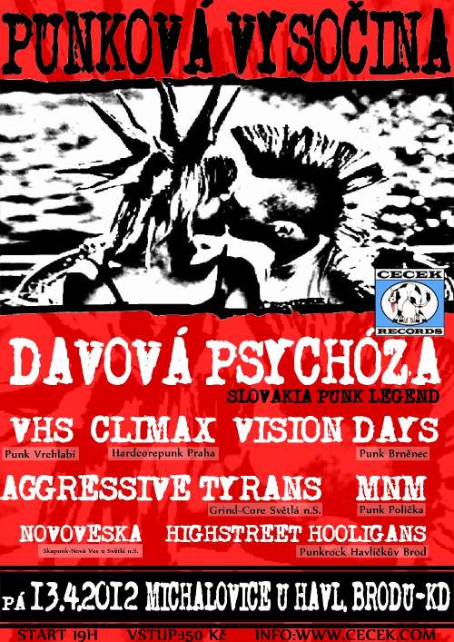 Koncerty Cecek Records / Březen - Duben 2012 Havlíčkův Brod a okolí Koncerty Cecek Records / Březen - Duben 2012 Havlíčkův Brod a okolí