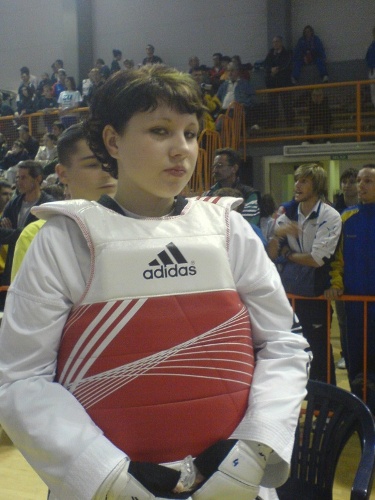 Katka Nedvědová před vítězným bojem na Croatia Open