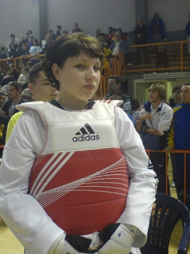 Katka Nedvědová před vítězným bojem na Croatia Open Katka Nedvědová před vítězným bojem na Croatia Open