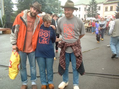 Výprava Humpoláka na Slavnostech dřeva ve Volarech
