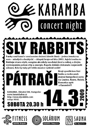 Plakát na koncert Plakát na koncert