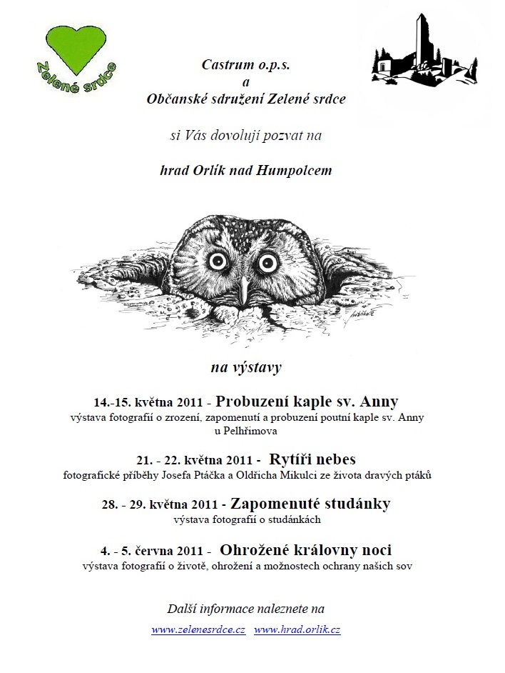 Série výstav na hradě Orlík Série výstav na hradě Orlík