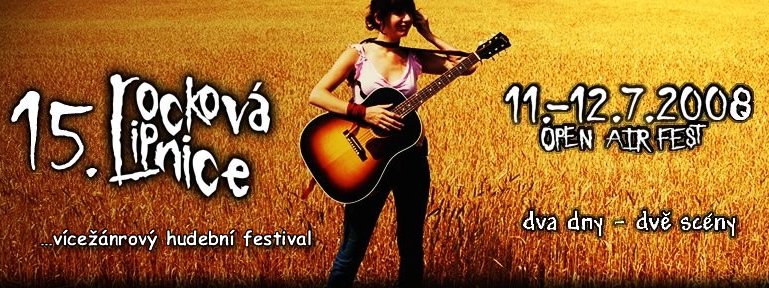 Rocková Lipnice 2008 - plakát Rocková Lipnice 2008 - plakát