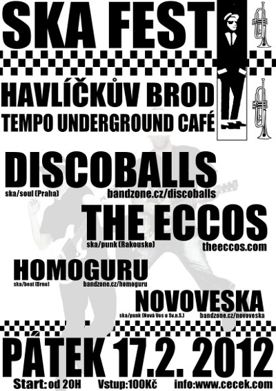 Ska Fest v Havlíčkově Brodě - plakát Ska Fest v Havlíčkově Brodě - plakát