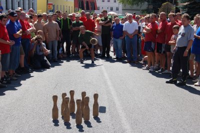 Výprava Humpoláka na Slavnostech dřeva ve Volarech
