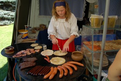 Výprava Humpoláka na Slavnostech dřeva ve Volarech