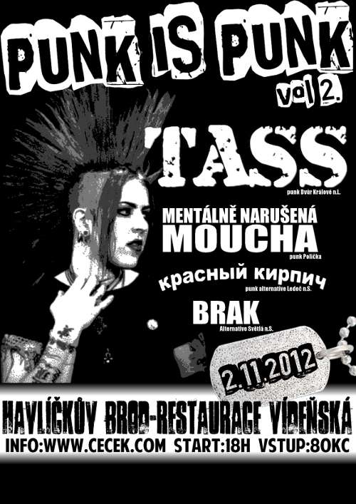 PUNK IS PUNK vol.2 - Havlíčkův Brod - 2.11.2012 PUNK IS PUNK vol.2 - Havlíčkův Brod - 2.11.2012