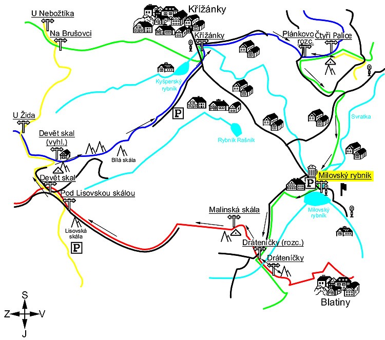 Mapa trasy