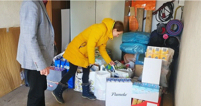 Dobrovolnické centrum se podílí na pomoci pro Ukrajinu