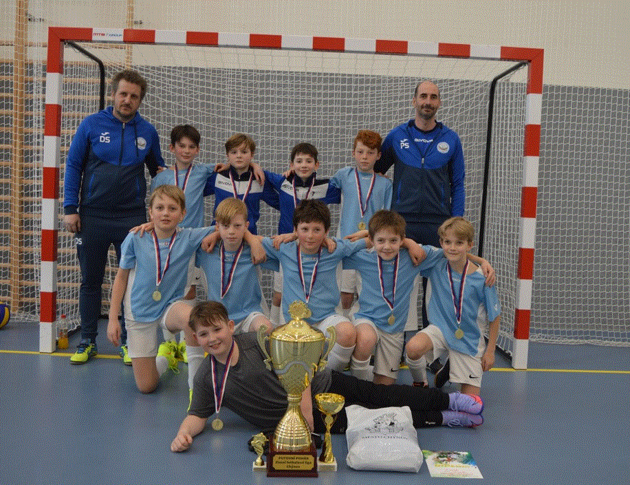 Vítězný tým Zimní fotbalové ligy AFC Humpolec.