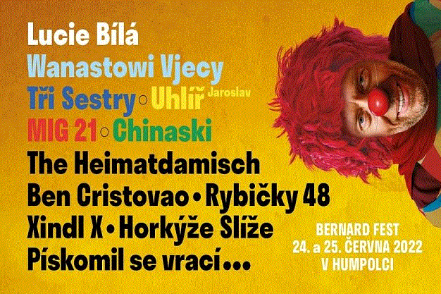 O posledním červnovém víkendu se v Humpolci uskuteční už 26. ročník hudebního festivalu Bernard Fest