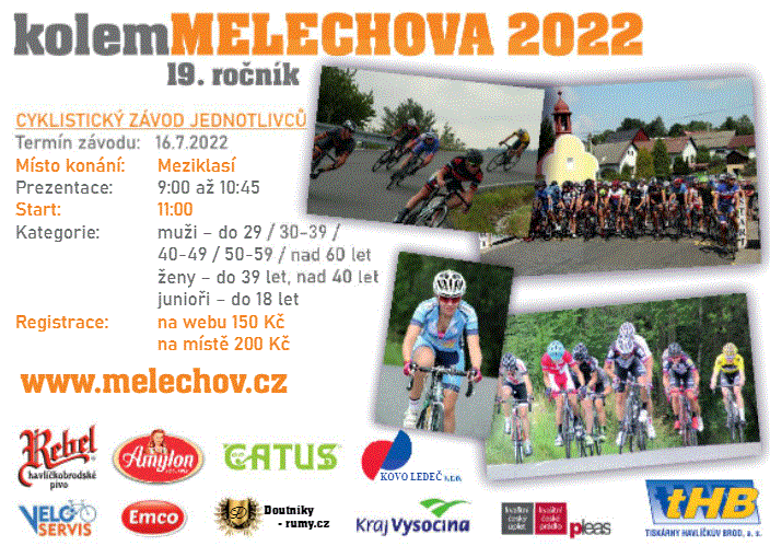 Cyklistický závod Kolem Melechova 2022