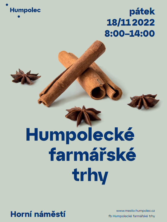 Humpolecké farmářské trhy 18/11 2022