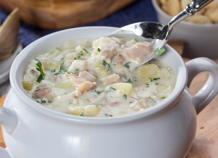 New England Clam Chowder – americká polévka, která vás pohladí