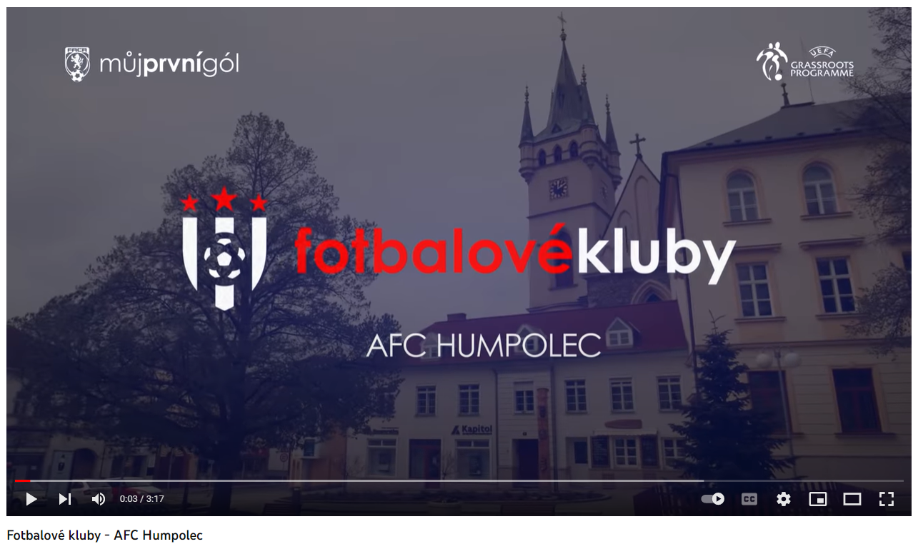 Humpolec na videu: Fotbalové kluby - AFC Humpolec