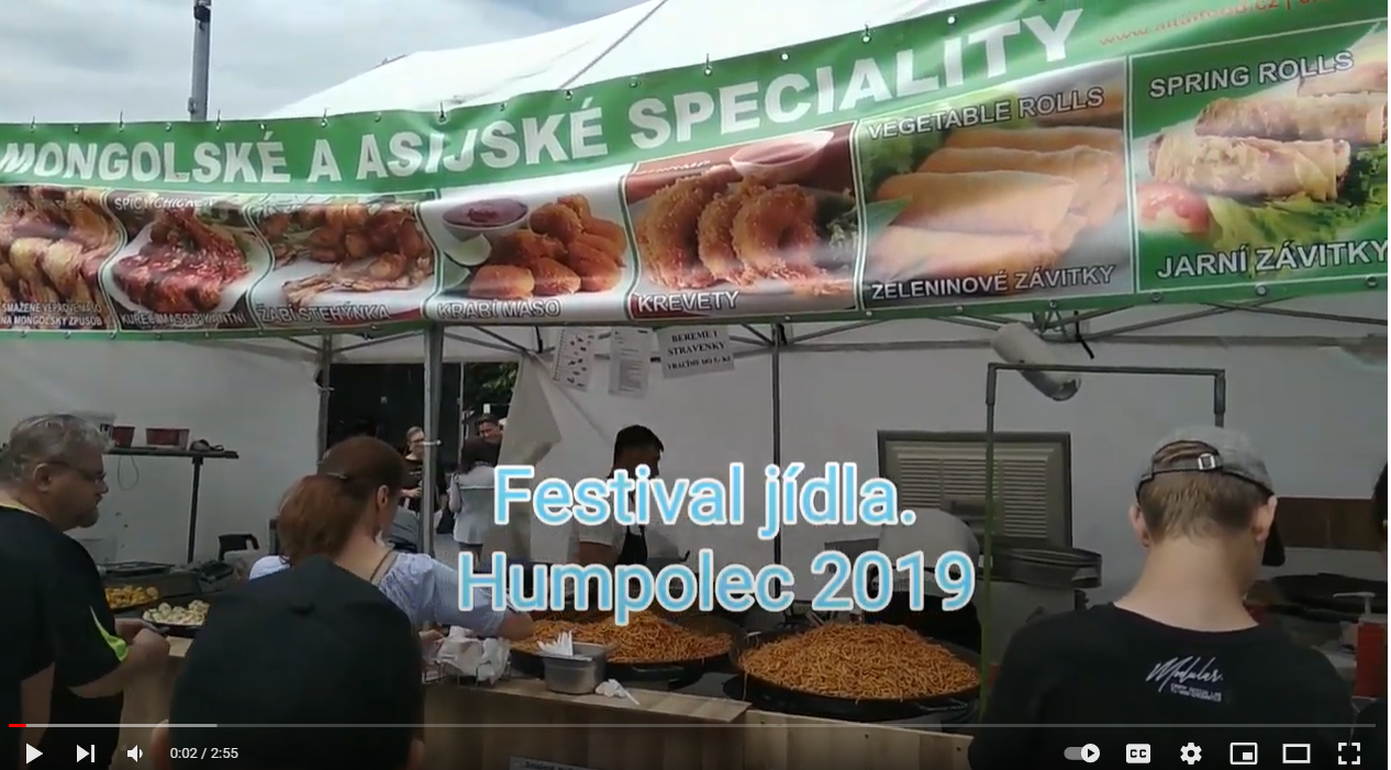 Humpolec na videu: Festival jídla. Humpolec 2019