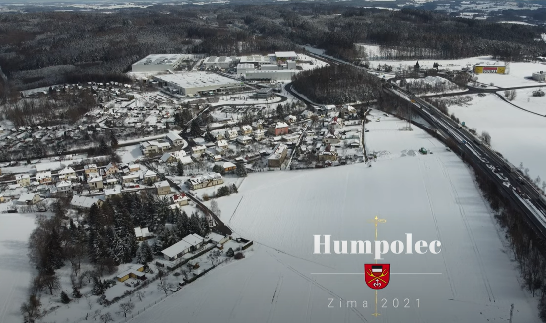 Humpolec na videu - Humpolec zima 2021 - dron