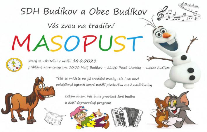 Masopust v Budíkově