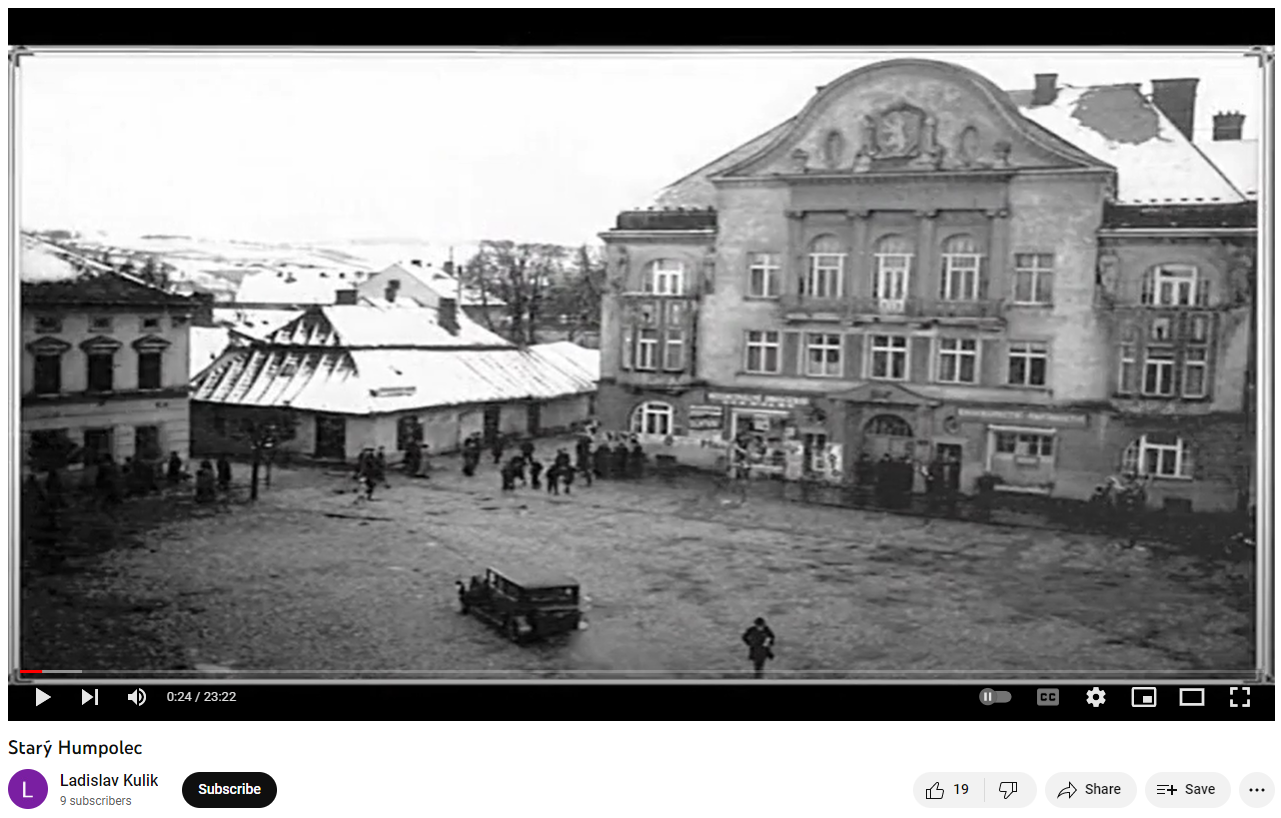 Humpolec na videu: Obrázky z Humpolce od roku 1900