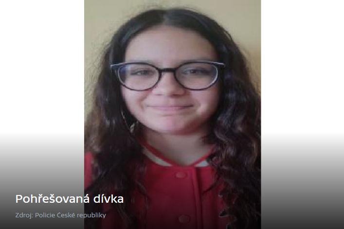 Policie hledá třináctiletou dívku z Humpolce, nevrátila se do zařízení pro mládež v Senožatech