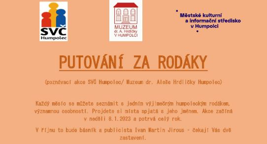 Putování za rodáky – říjen