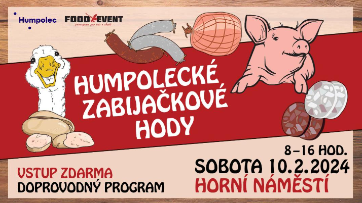 V únoru se do Humpolce opět vrací Vepřové hody!