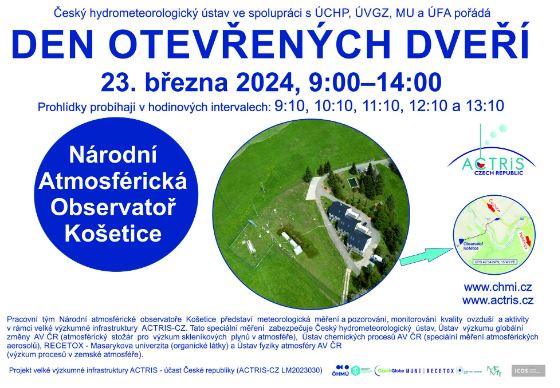 Den otevřených dveří v hydrometeorologické observatoři Košetice