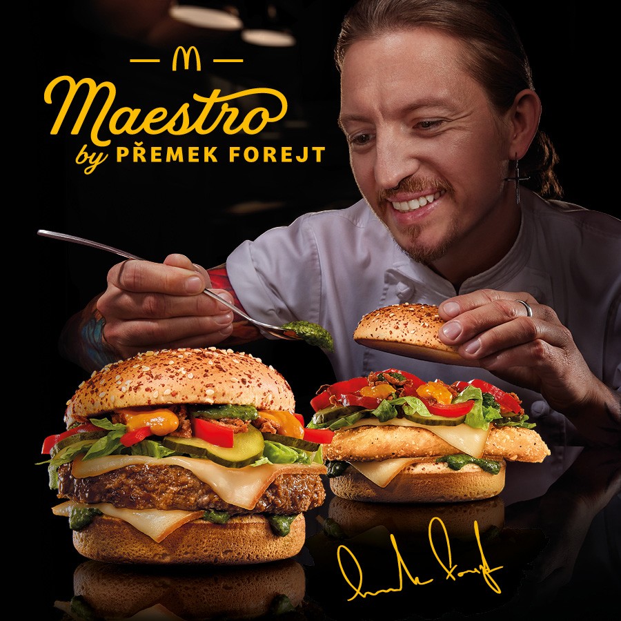 Zlíňaci testují – nové burgery Přemka Forejta v McDonald’s