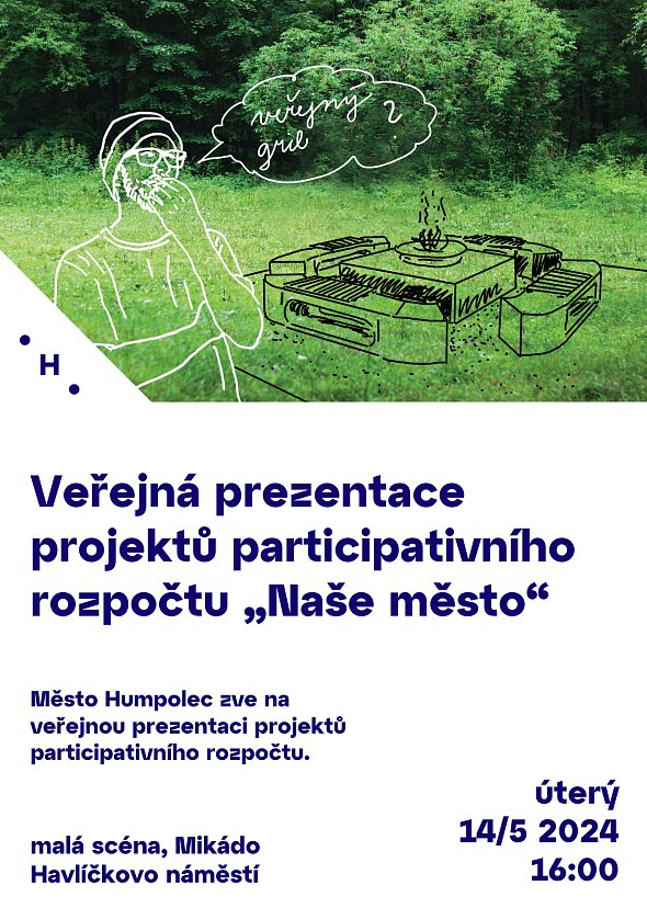 Veřejná prezentace projektů participativního rozpočtu Naše město