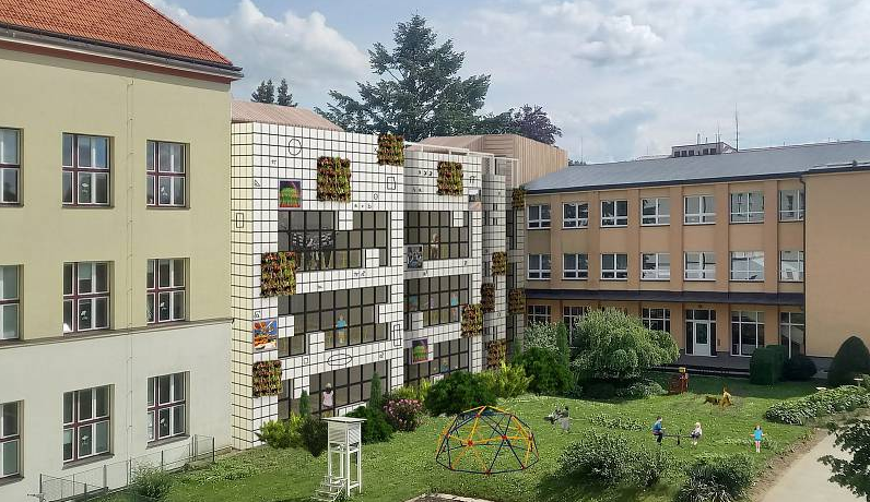 Škola jako z Minecraftu. V Humpolci upraví základní školu Hálkova, podívejte