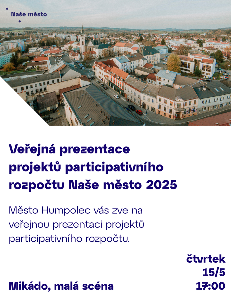 Prezentace projektů participativního rozpočtu