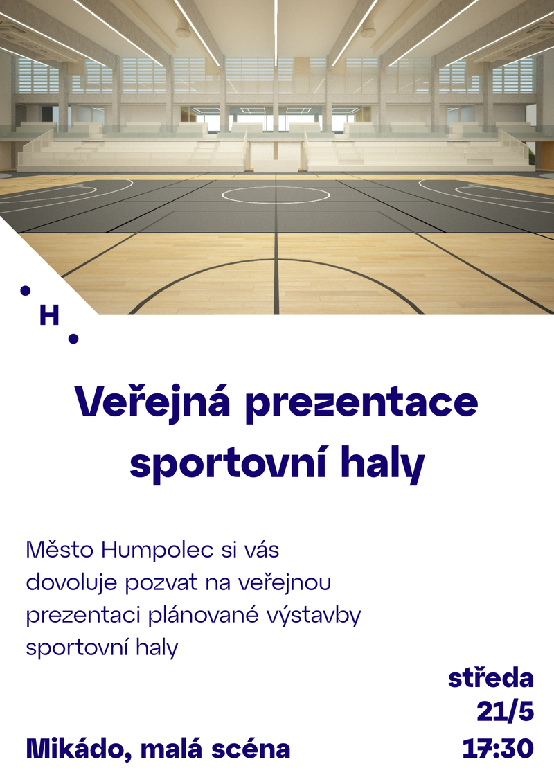 Veřejná prezentace sportovní haly