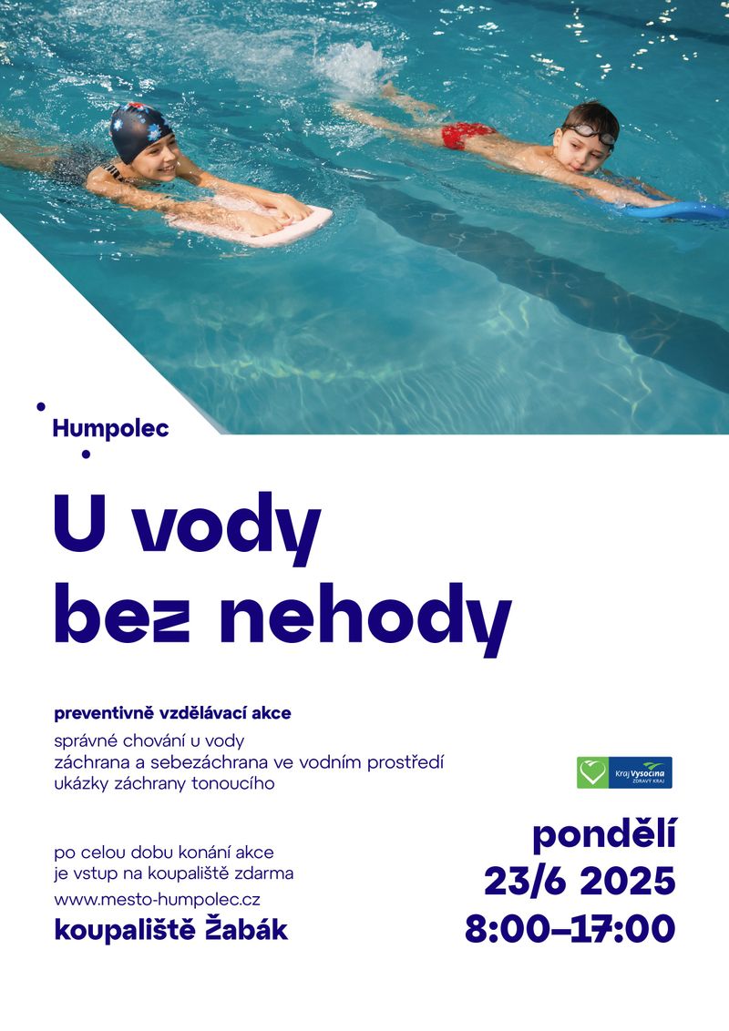 U vody bez nehody a otevření koupaliště Žabák