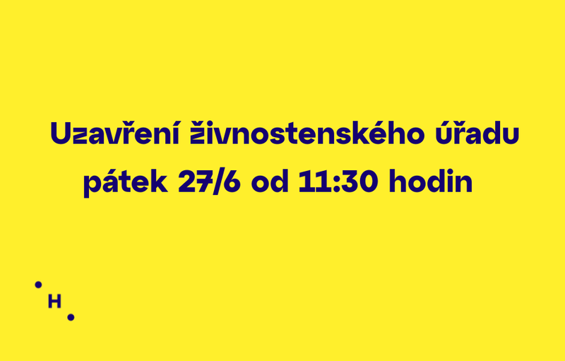 Uzavření živnostenského úřadu