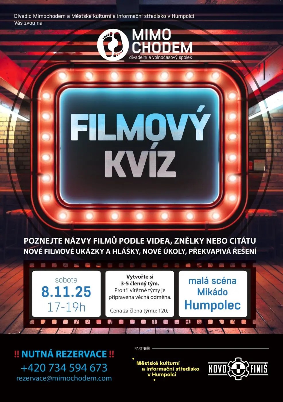 Filmový kvíz – již brzy!