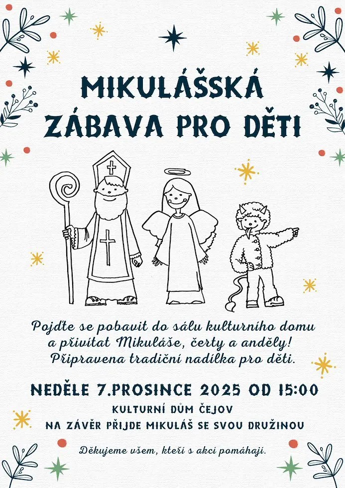 Mikulášská zábava pro děti