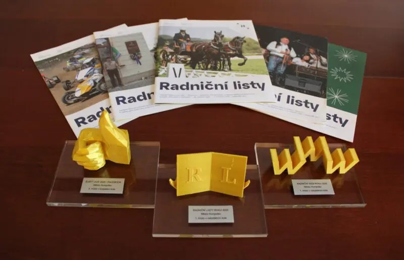 Humpolec ovládl prestižní soutěž v hodnocení městské komunikace: První místo získaly Radniční listy i webové stránky