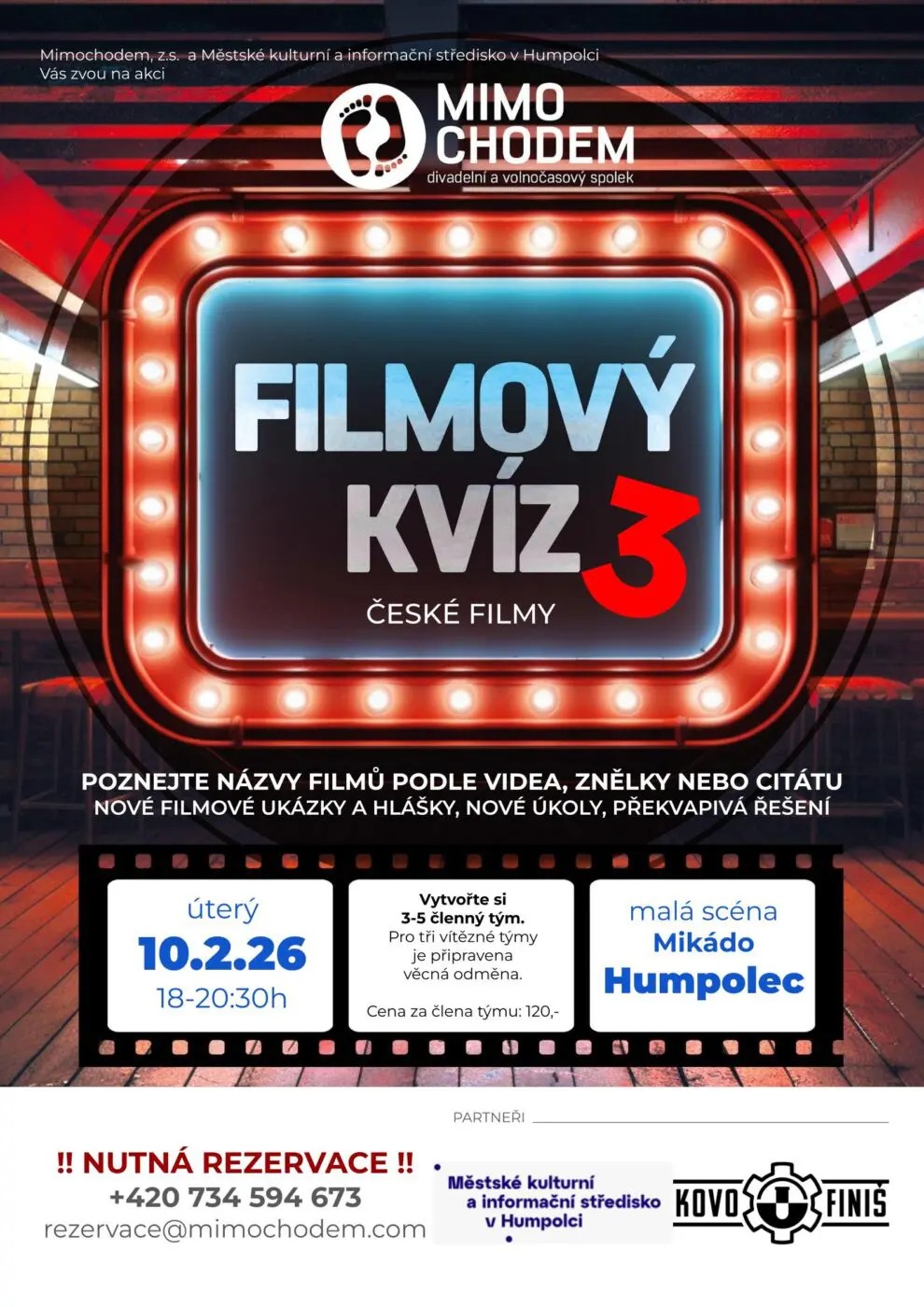 Filmový kvíz 3 – již v únoru!
