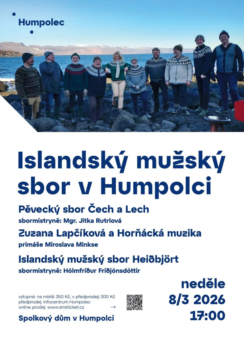 Islandský mužský sbor v Humpolci