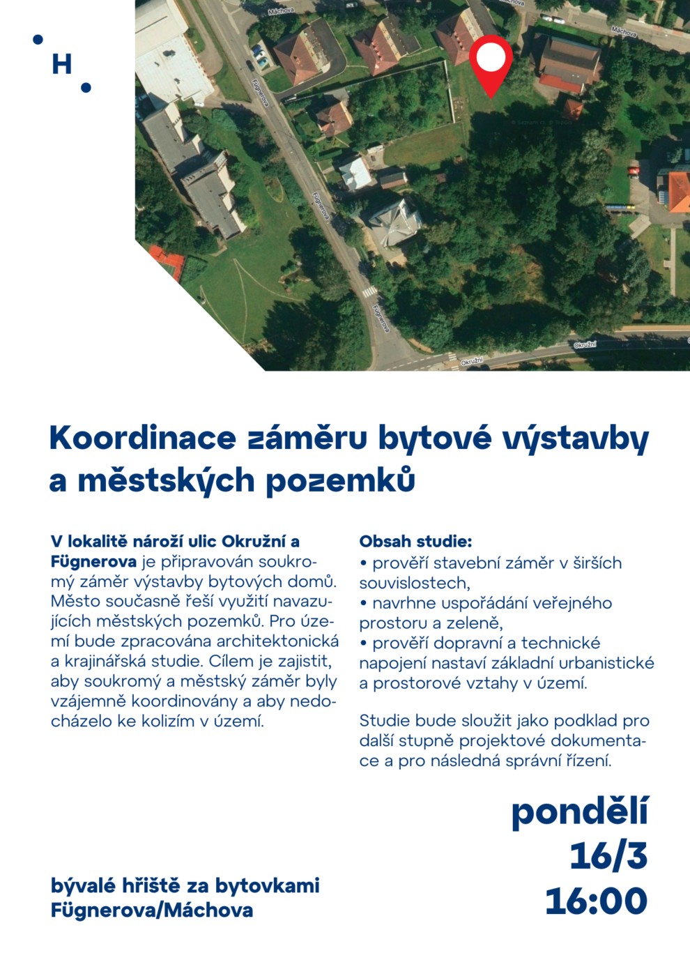 Koordinace záměru bytové výstavby a městských pozemků