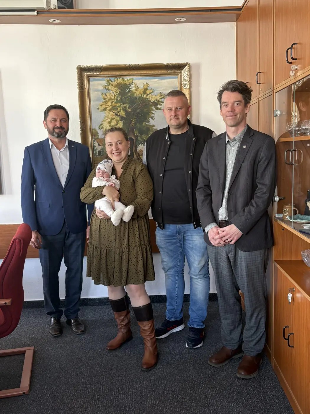 Přivítání letošního prvního občánka Humpolce