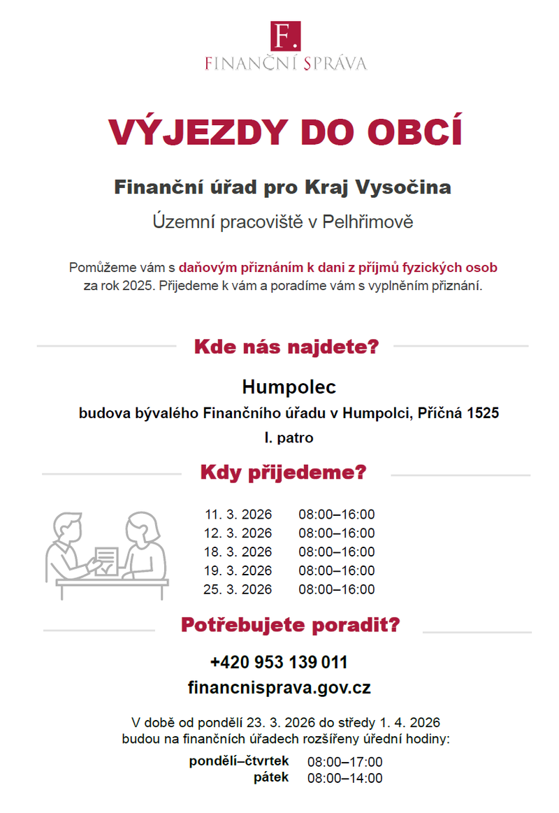 Finanční správa poradí, jak na daňové přiznání