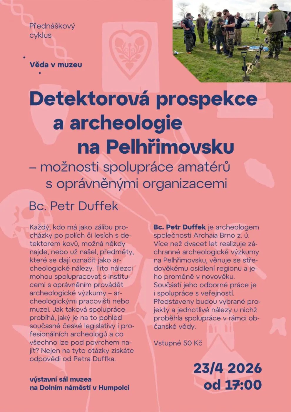 Bc. Petr Duffek: Detektorová prospekce na Pelhřimovsku
